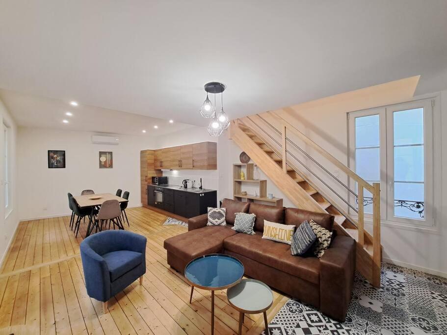 Апартаменты Antibes, Duplex Lumineux Реймс Экстерьер фото